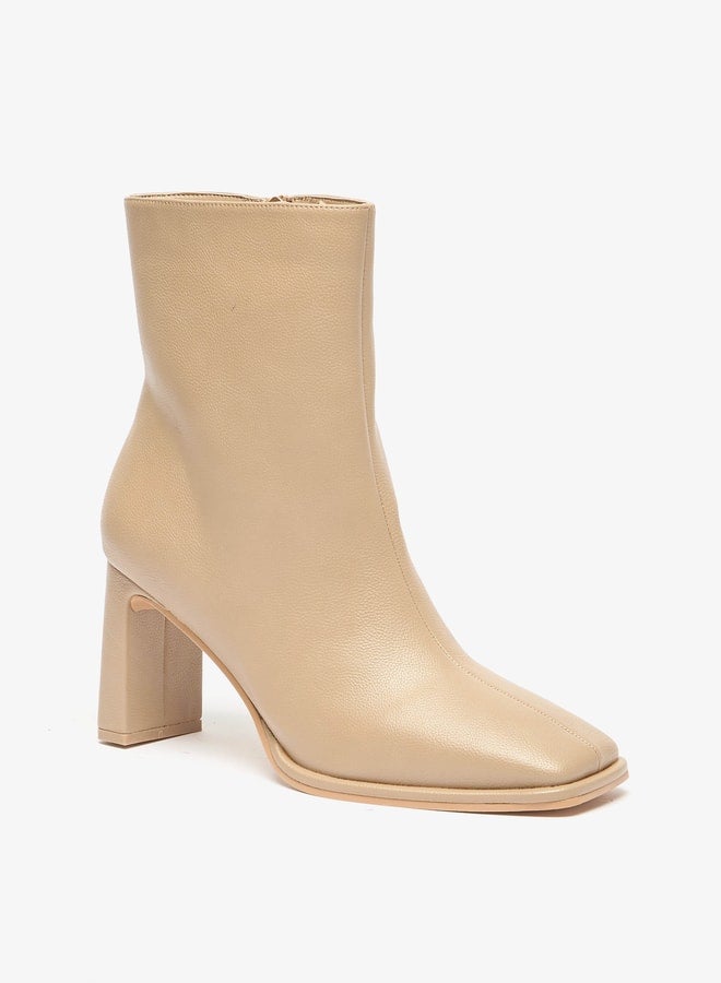 Women Outdoor Zip Ankle Boots