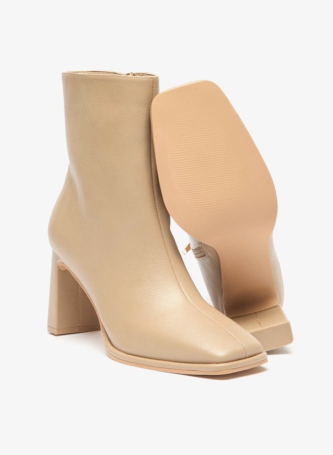 Women Outdoor Zip Ankle Boots