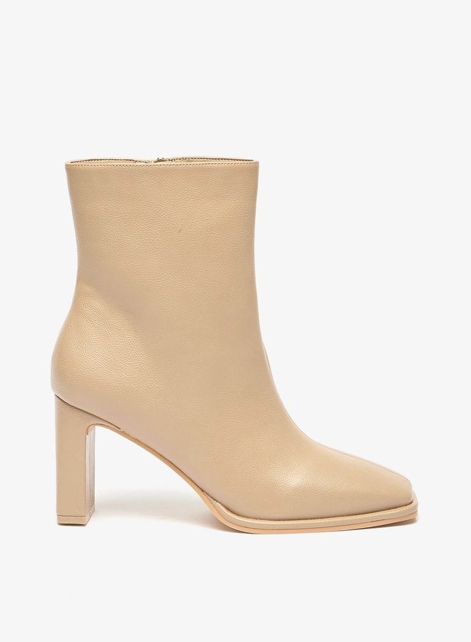 Women Outdoor Zip Ankle Boots