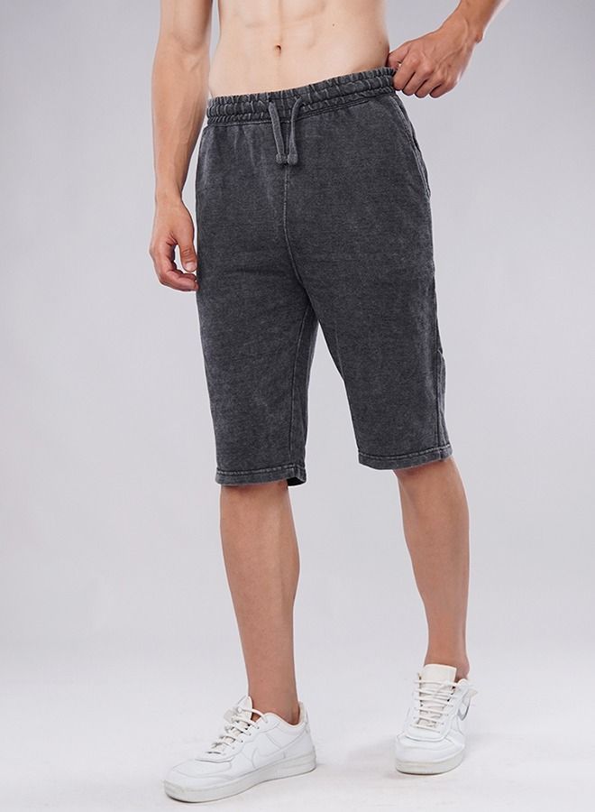 Men's Comfortable Achromatic Shorts