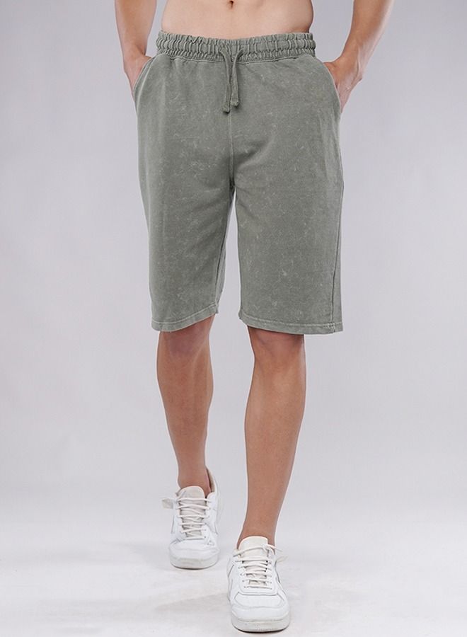 Men's Comfortable Clouded Summer Knee-Length Shorts