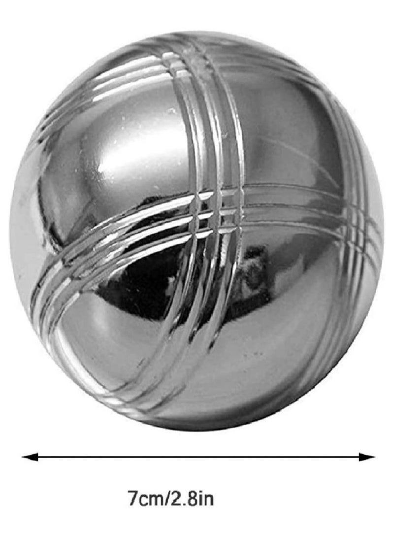 4-Piece Boules Steel Ball Set