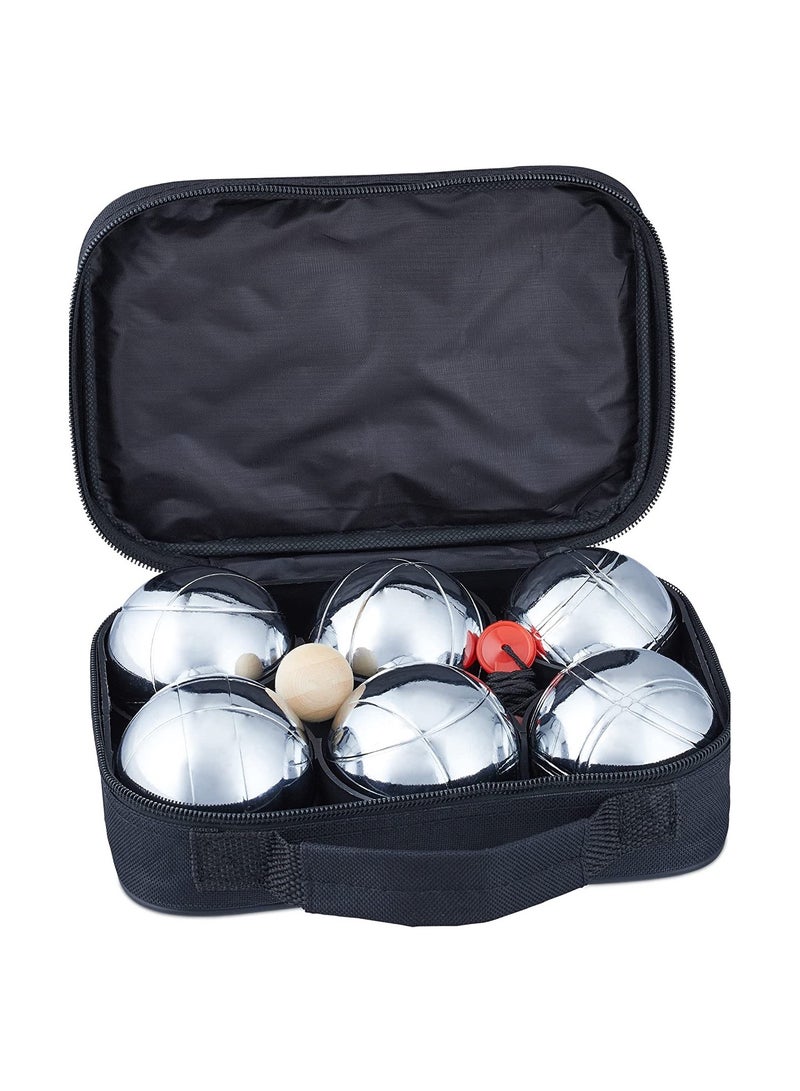 6-Piece Boules Steel Ball Set