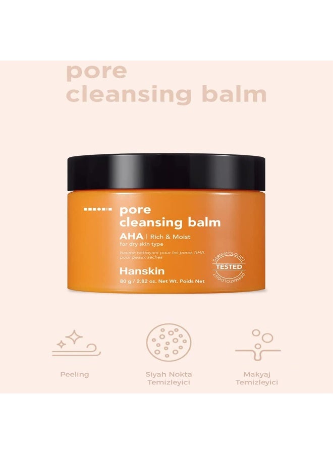 Pore Cleansing Balm Aha Rich & Moist 80G