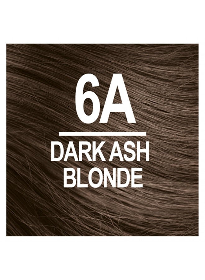 Naturtint Permanent Hair Color 6A Dark Ash Blonde (Pack Of 1), Ammonia Free, Vegan, Cruelty Free, Up To 100% Grey Coverage, Long Lasting Results