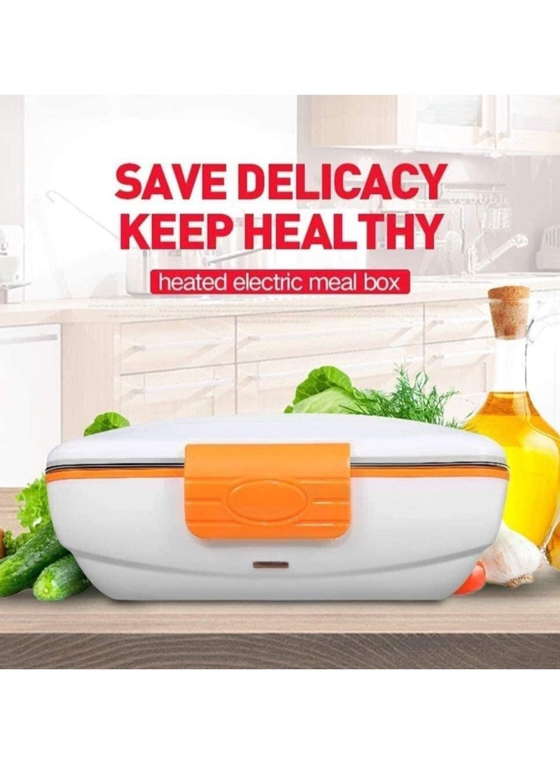 Electric Heated Meal Box – 3-Layer Portable Lunch Box with Fast Heating, Leakproof Design for Home, Office, Travel & School Meals