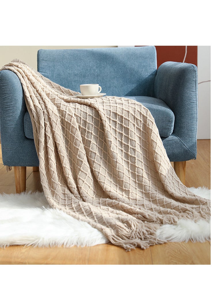 Soft Tassel Design Blanket