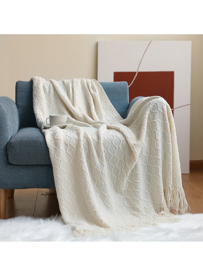 Soft Tassel Design Blanket