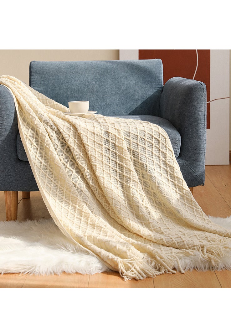 Soft Tassel Design Blanket