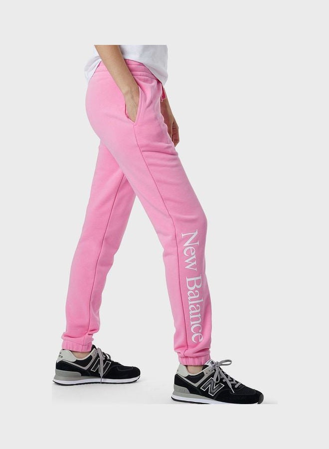 Essential Celebrate Fleece Sweatpants Pink