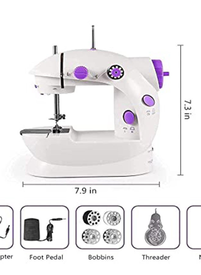 Mini Sewing Machine -31121 White/Purple