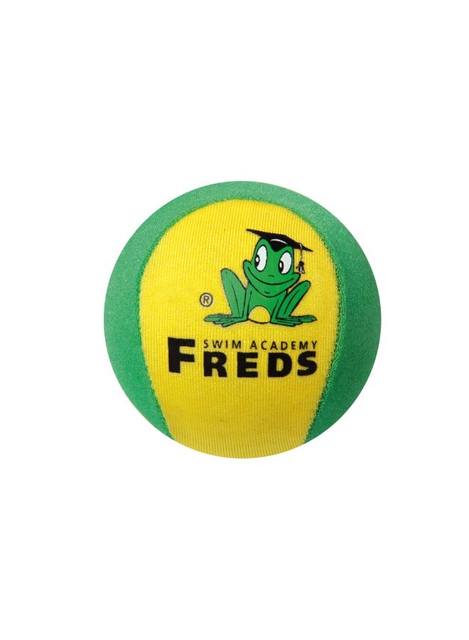 FREDS SWIM ACADEMY Funball, Mini Children's Play Ball for the Beach, Jumps up to 30 m on Water, Water Toy Made of Silicone with Lycra Fabric, Ideal as a Pool and Beach Toy for the Whole Family