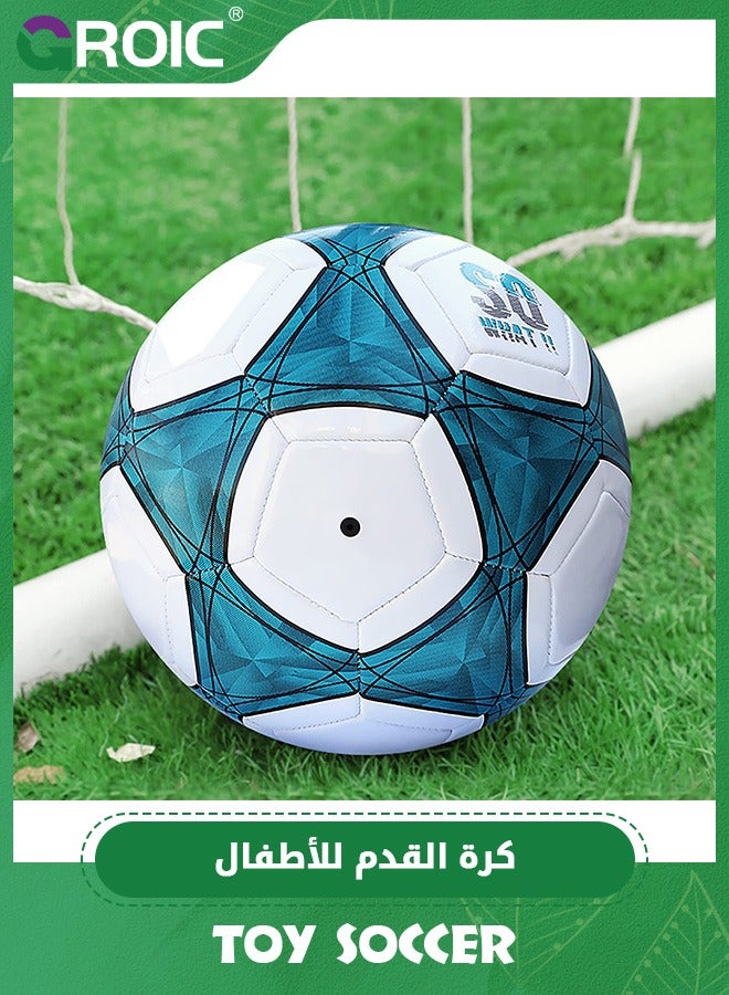 Soccer Ball Size 4 for Kids Outdoor Play,Outdoor Soccer Game,Outdoor Game Soccer Ball,Outdoor and Indoor Training Practice Soccer Ball for School Sports Game