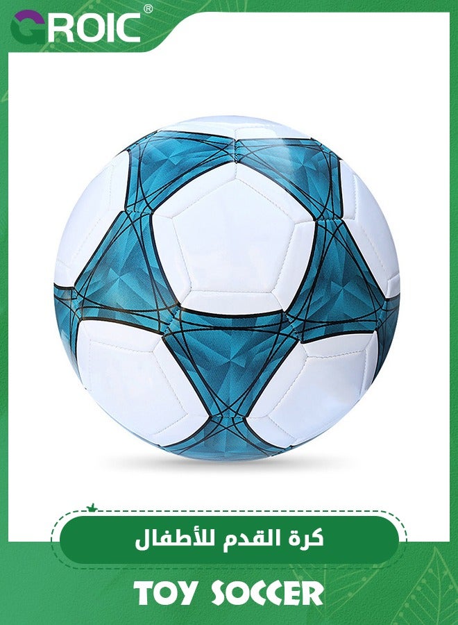 Soccer Ball Size 4 for Kids Outdoor Play,Outdoor Soccer Game,Outdoor Game Soccer Ball,Outdoor and Indoor Training Practice Soccer Ball for School Sports Game