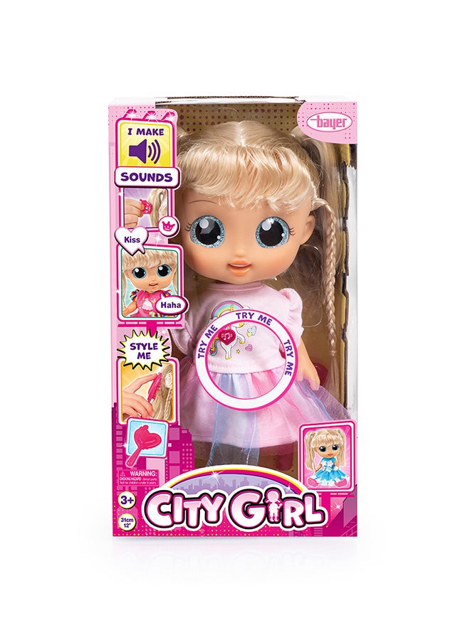 Bayer City Girl Doll 31cm.