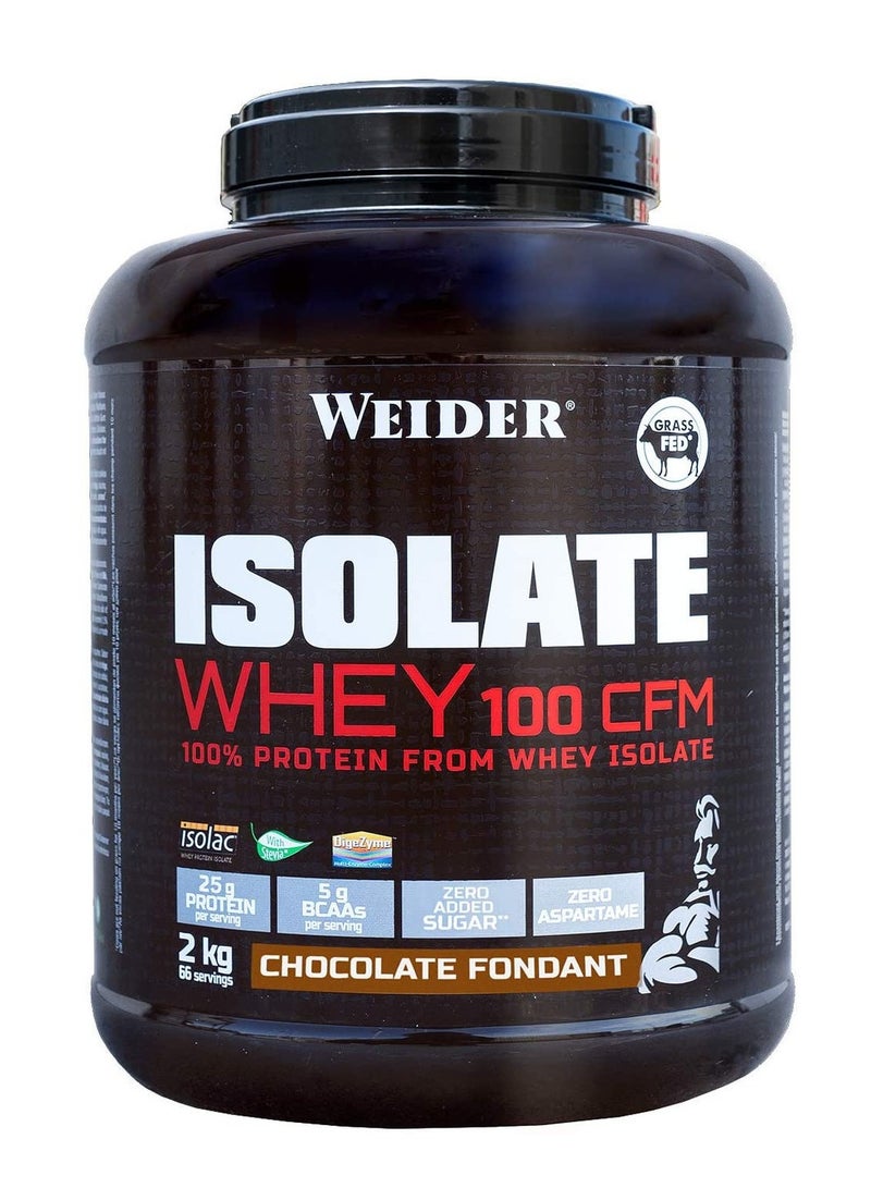 Weider ISOLATE WHEY 100 CFM, Chocolate Fondant, 2KG 66 Servings