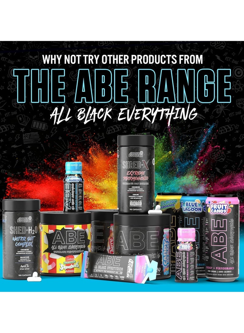 Abe Ultimate Pre Workout Shot, Fruit Candy, 60Ml Pack of 12