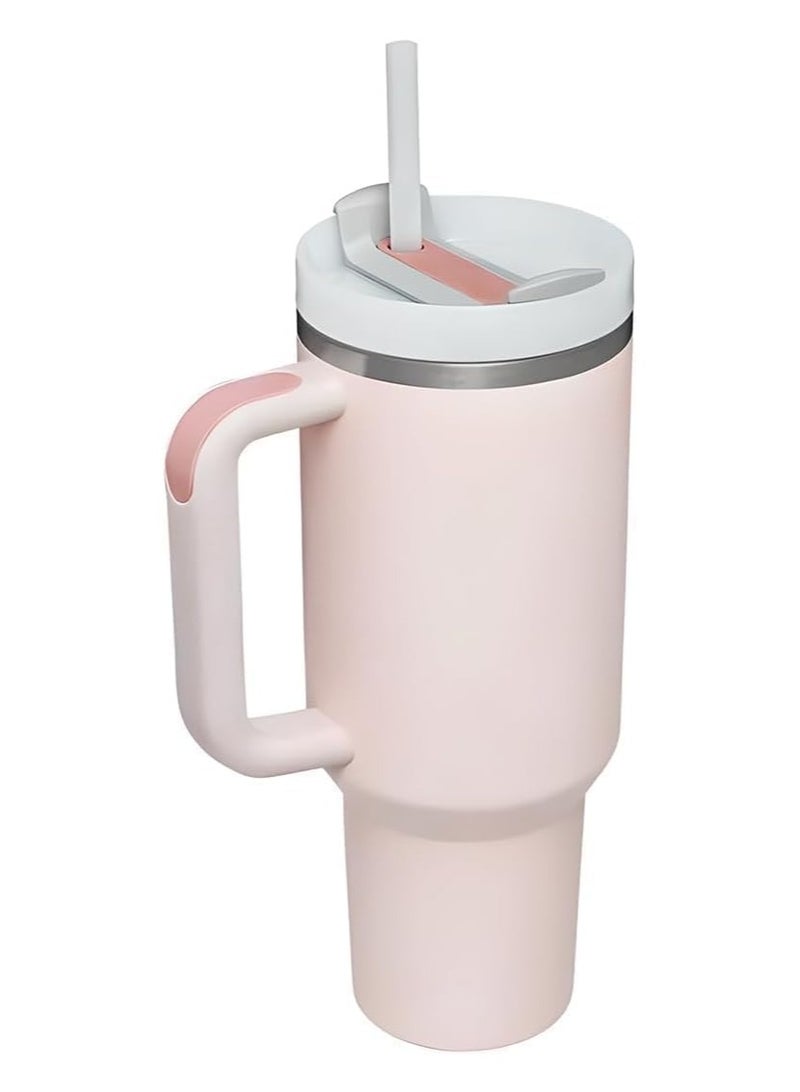 Vacuum Insulated Tumbler Stainless Steel Tumbler with Lid and Straw for Water Iced Tea or Coffee Smoothie and More 40 oz