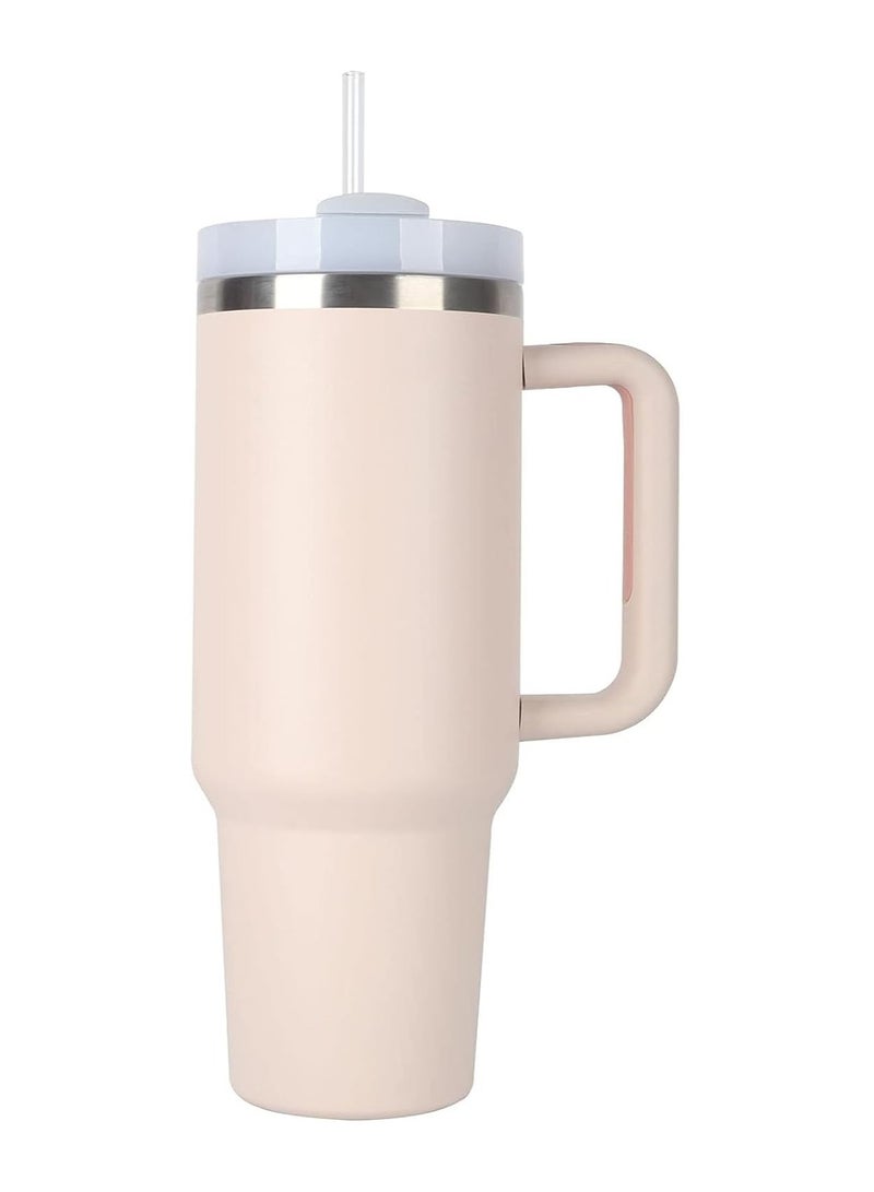 Vacuum Insulated Tumbler Stainless Steel Tumbler with Lid and Straw for Water Iced Tea or Coffee Smoothie and More 40 oz