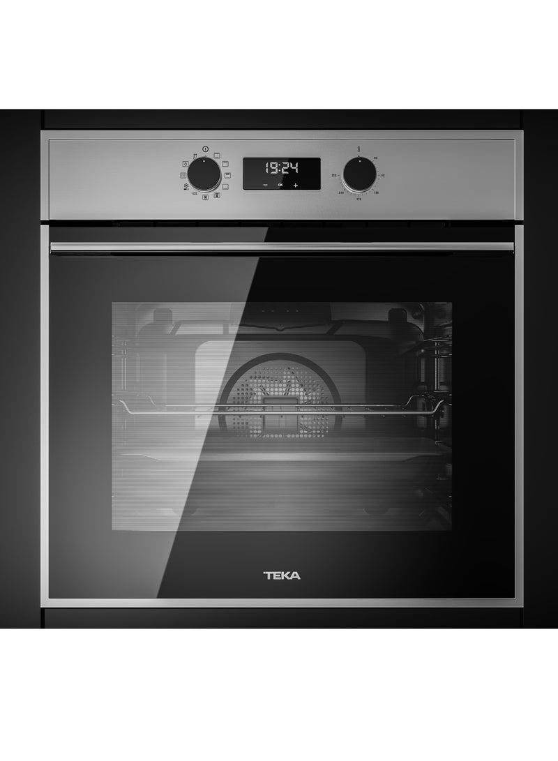 Teka Built-in 60 cm Multifunction Oven 8 Cooking Functions, Automatic HydroClean® System & A+ Energy 71 L HSB 635 SS