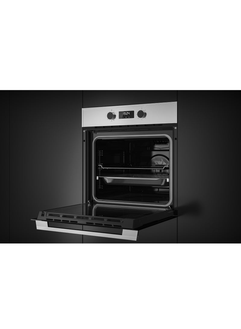 Teka Built-in 60 cm Multifunction Oven 8 Cooking Functions, Automatic HydroClean® System & A+ Energy 71 L HSB 635 SS