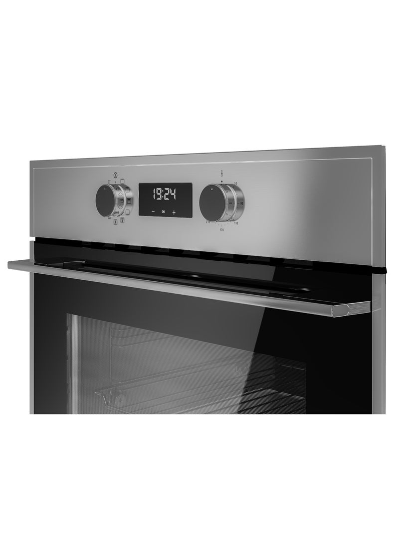 Teka Built-in 60 cm Multifunction Oven 8 Cooking Functions, Automatic HydroClean® System & A+ Energy 71 L HSB 635 SS