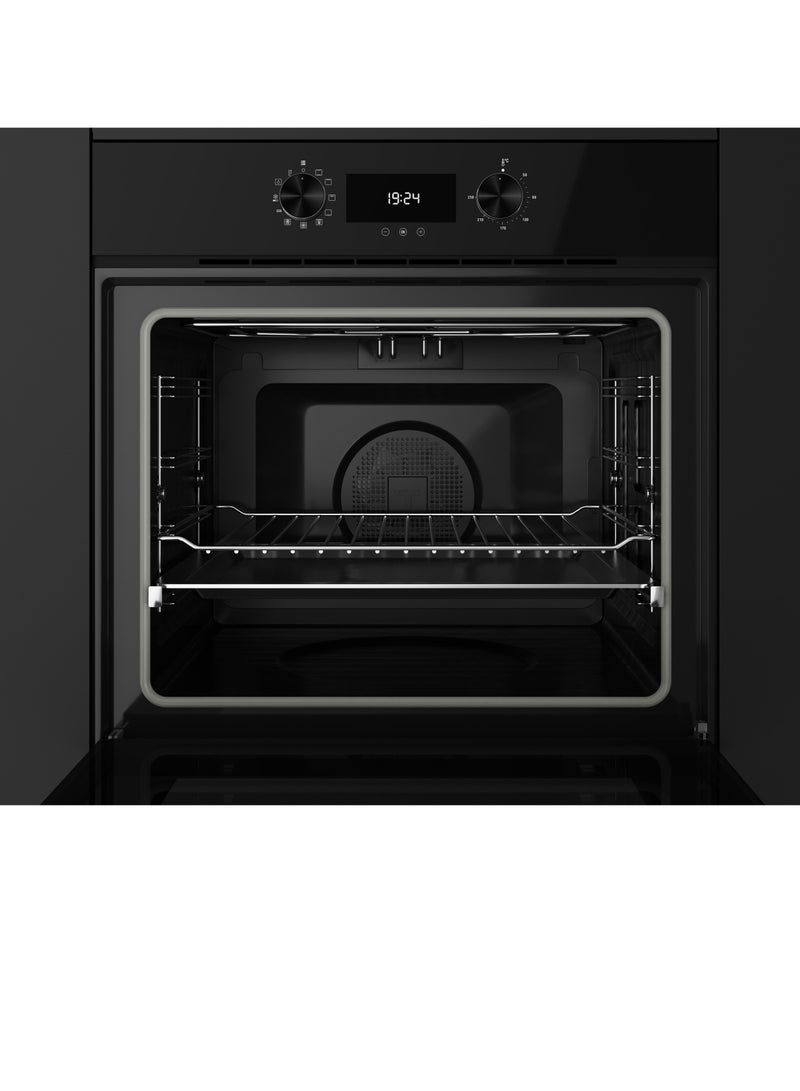 Built-in Multifunction Electric Oven 9 Cooking Functions, A+ Energy, Touch Control Display with Knobs & 5 Cooking Levels HLB 8400 FBK