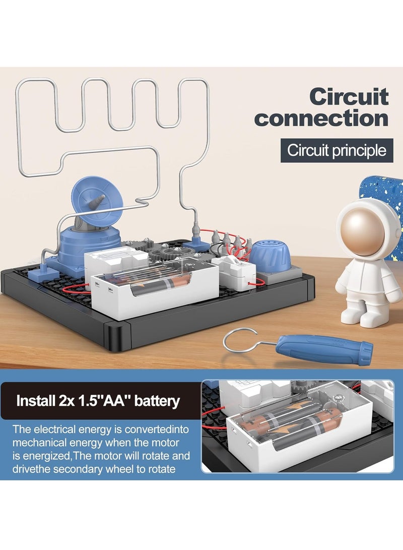 Take Apart Electric Maze Experiment STEM Circuit Kits Toys for 8 9 10 11 12 Years Old Boys Girls, Educational Science Circuit Blocks Electronic Blocks DIY Gifts Toys