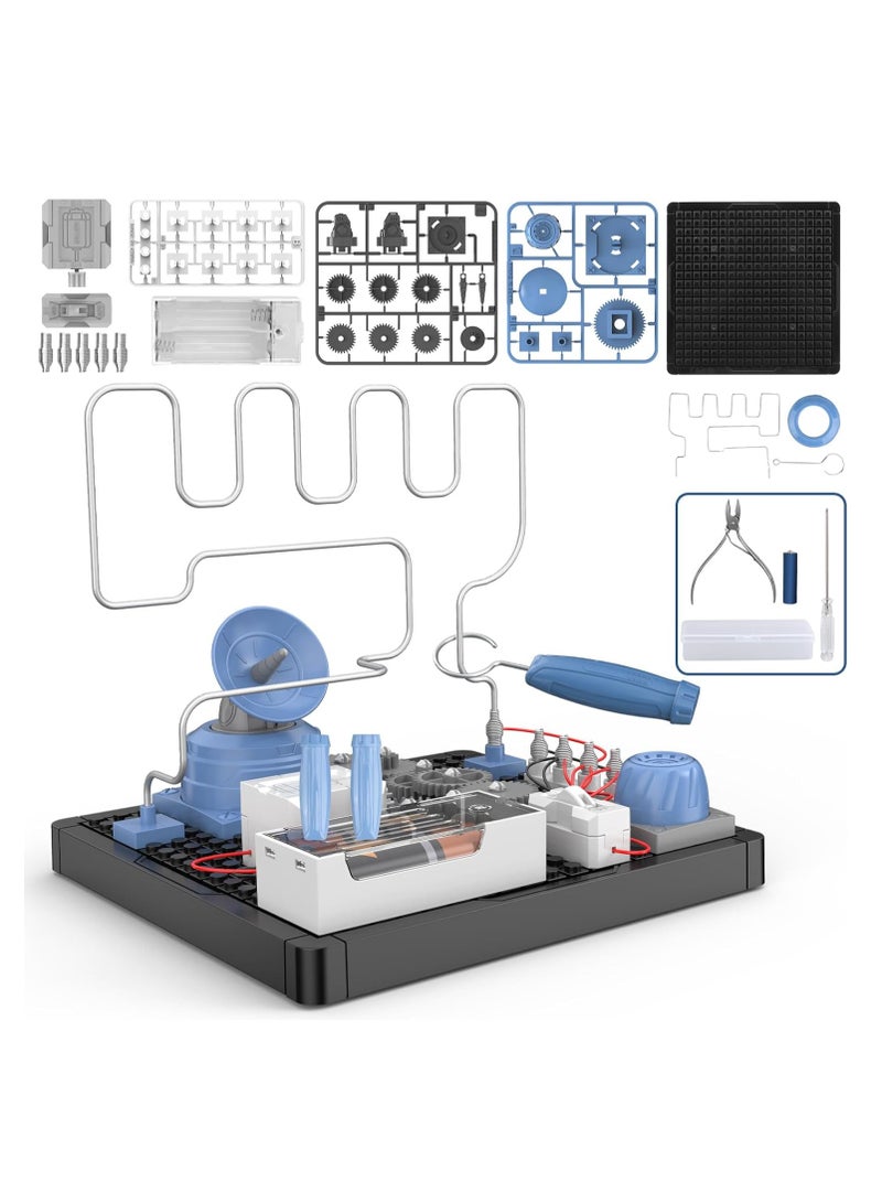 Take Apart Electric Maze Experiment STEM Circuit Kits Toys for 8 9 10 11 12 Years Old Boys Girls, Educational Science Circuit Blocks Electronic Blocks DIY Gifts Toys