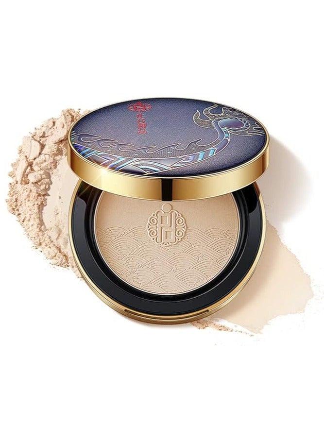 ZEESEA Palace Identity Velvet Pressed Powder – Luxurious Soft-Finish Setting Powder for a Flawless Look | (01 Brighten Skin, M)