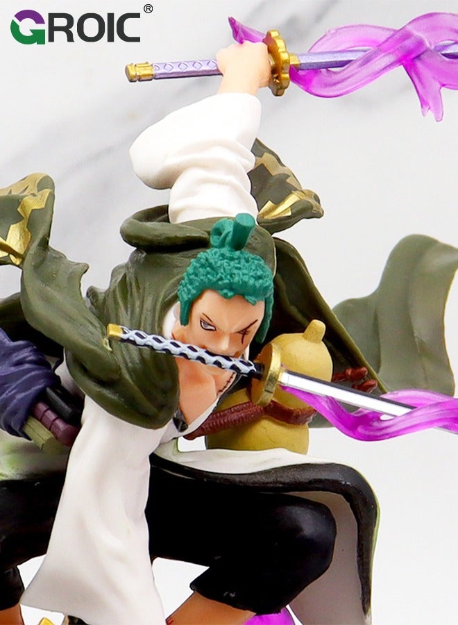 Zoro Action Figure, One Piece Figure, Zoro Anime Figure Model Desk Decoration Action Figure Sauron Three Thousand Swords Style Statue Figure Roronoa Zoro, One Piece Zoro Collectibles, Decorations