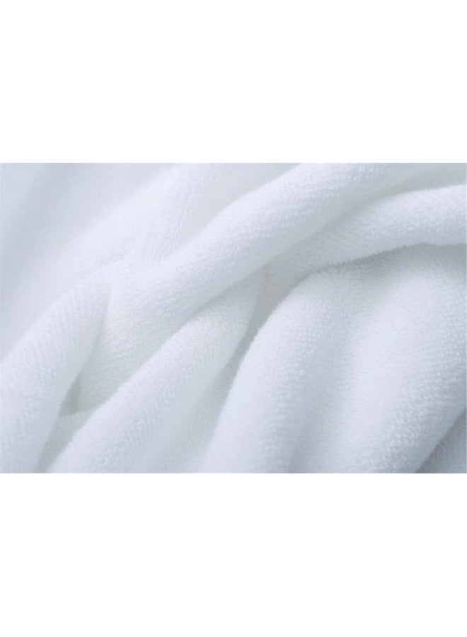 Somer Field Towels - Bath Towels (PACK OF 4 Piece) - Luxurious 500 GSM 100% Ring Spun Cotton - Quick Dry, Highly Absorbent, Soft Feel Towels, Perfect for Daily Use - (white)