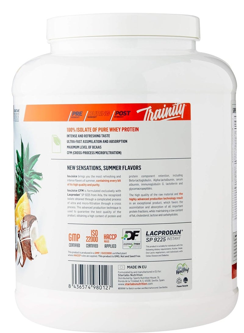 Isojuice Whey Protein Isolate Pina Colada 3 LB