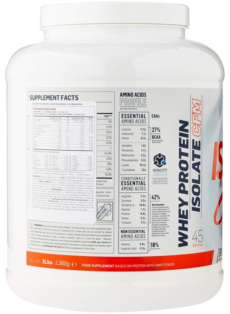 Isojuice Whey Protein Isolate Pina Colada 3 LB