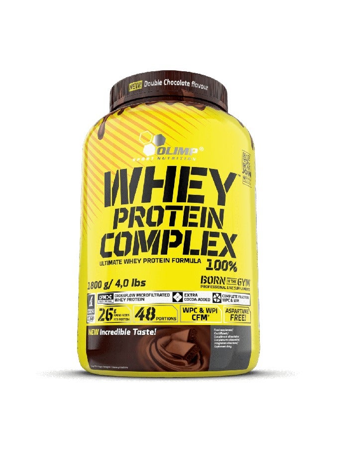 Olimp, Whey Protein Complex, Double Chocolate, 4LBS, 48 Servings