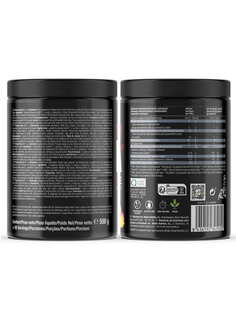 Weider Premium BCAA 8:1:1+Glu Pink Lemonade 500g