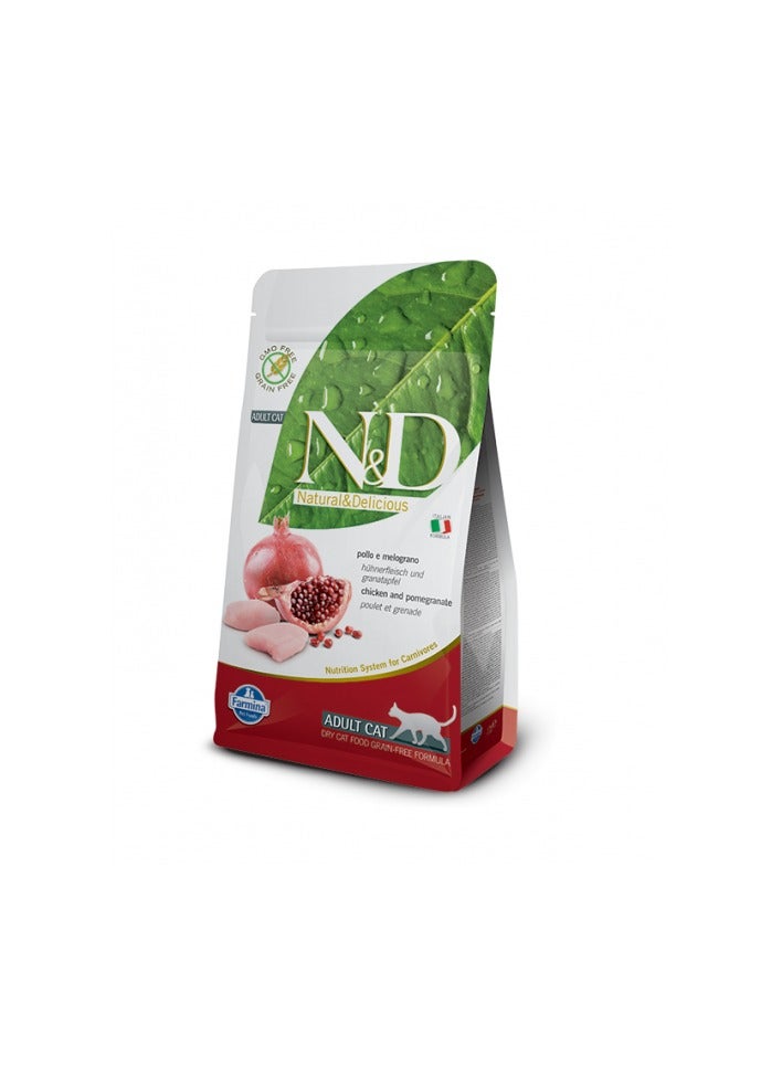 Farmina Chicken & Pomegranate Adult Cat Dry Food - 10Kg