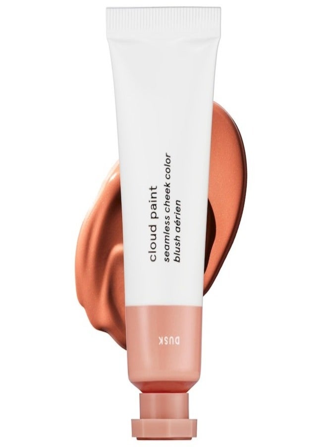 Glossier Cloud Paint Gel-Cream Blush, Dusk - brownish nude10ml - Lightweight & Buildable Cheek Color