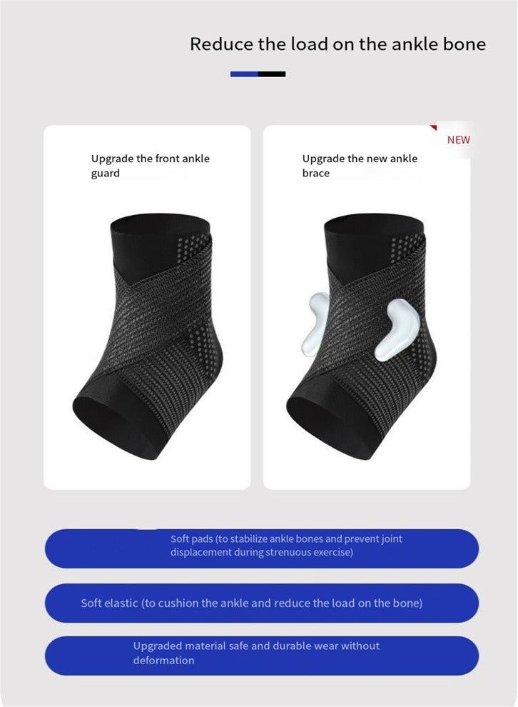 1 Pair Arch Support Sleeves Plantar Fasciitis Heel Spurs Foot Care Flat Feet Relieve Pain Sleeve Socks Orthotic (black)