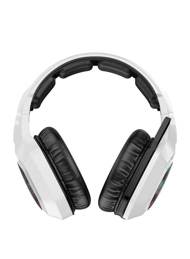 ONIKUMA B100 2.4G Wireless Bluetooth 5.3 Wired Over-ear Headset RGB Light E-sports Gaming Headphone