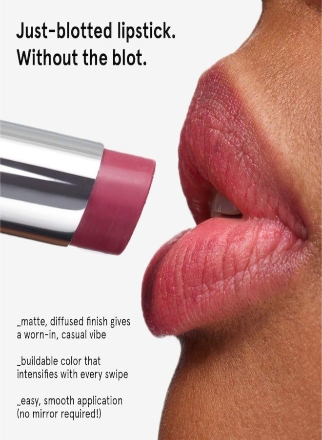 Glossier  Generation G Subtle Matte Finish Lipstick ,   Crush - vibrant raspberry pink - 3g