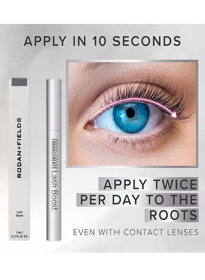 Lash Boost Eyelash Serum (5ml), Eyelash Enhancing Serum For Eyelash Growth, Enhance and Protect The Eyelash Against Breakage, Eyelash Serum To Grow Lashes Thicker Natural Longer