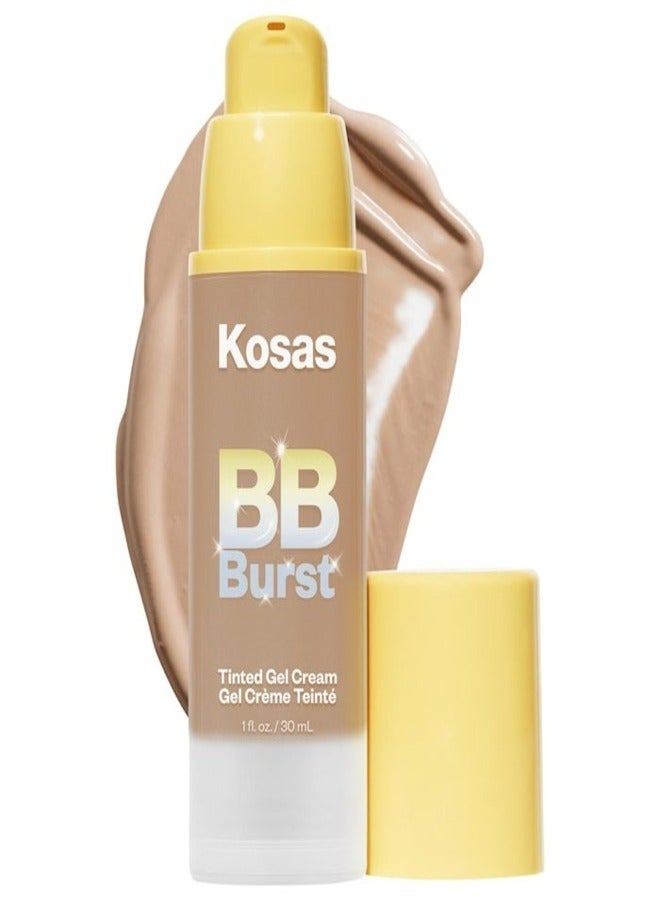 KOSAS BB Burst Tinted Moisturizer Gel Cream with Copper Peptides - Medium Tan Neutral Cool 30 - Medium Tan With Neutral Cool Undertones 30ml