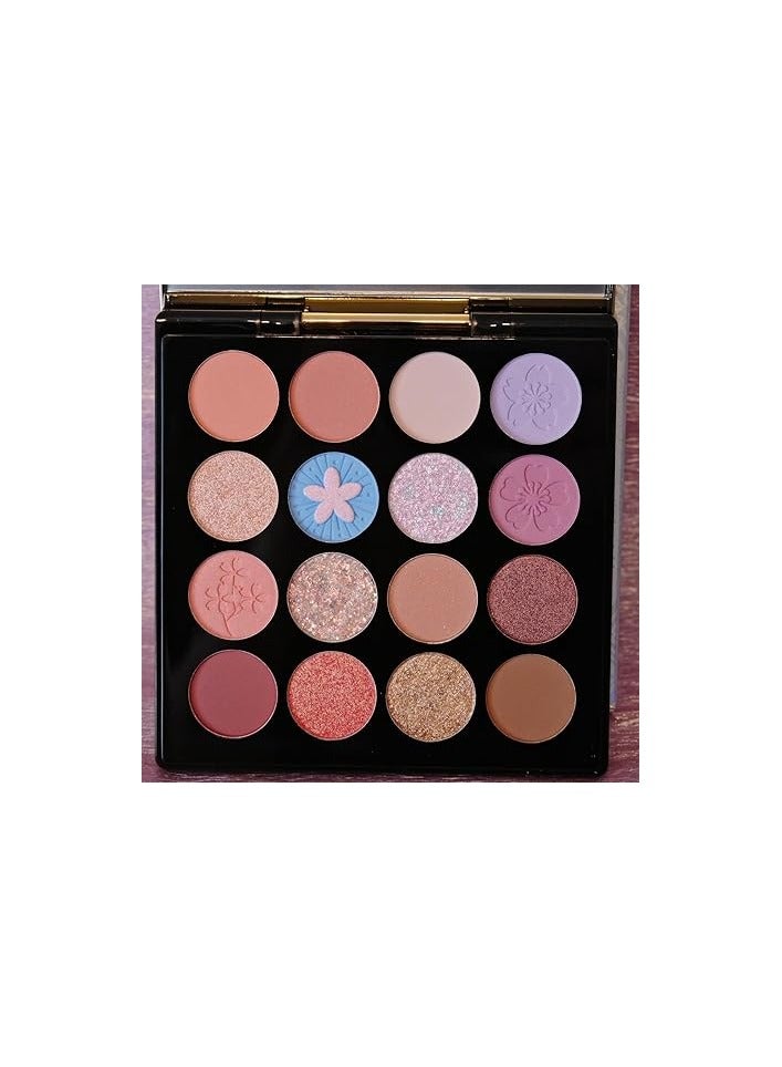 ZEESEA Maya 16-Shade Eyeshadow Palette | Unlock Endless Eye Looks | 16-Shade Eyeshadow Palette for Versatile Eye Looks | (07 Divine Feline)