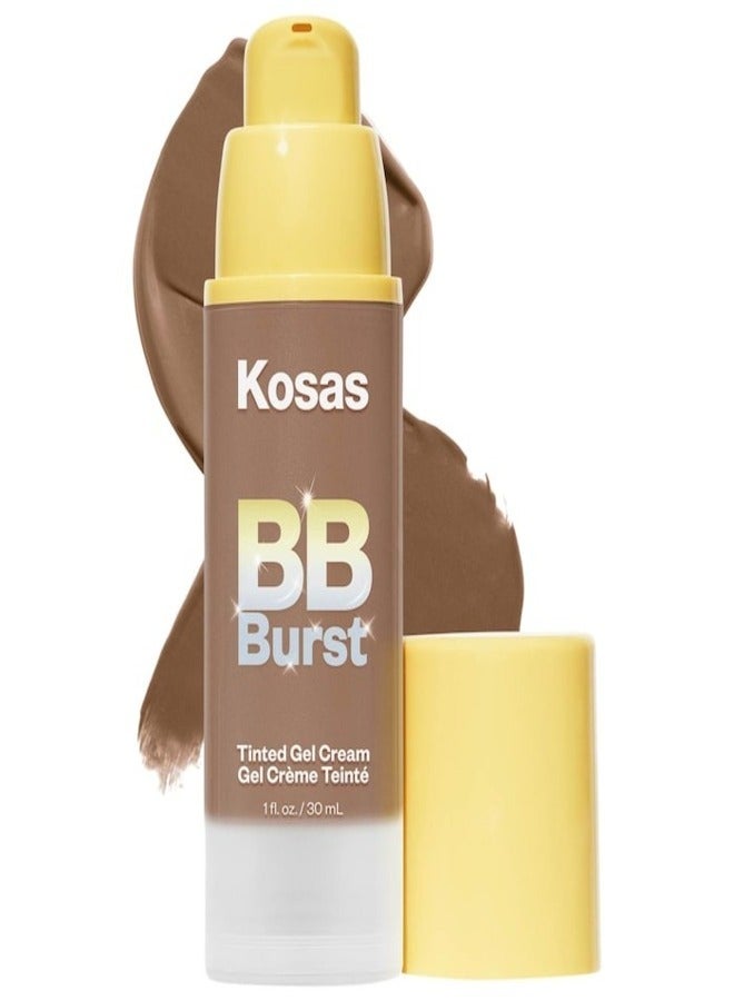 KOSAS BB Burst Tinted Moisturizer Gel Cream with Copper Peptides - NEW Deep Warm 40 - Deep With Warm Undertones 30ml