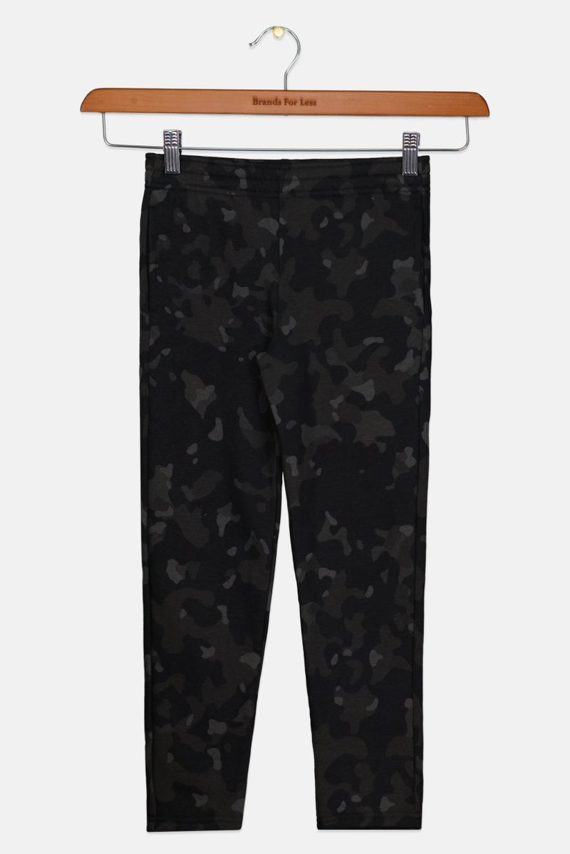 Kids Boy Solid Pant, Black