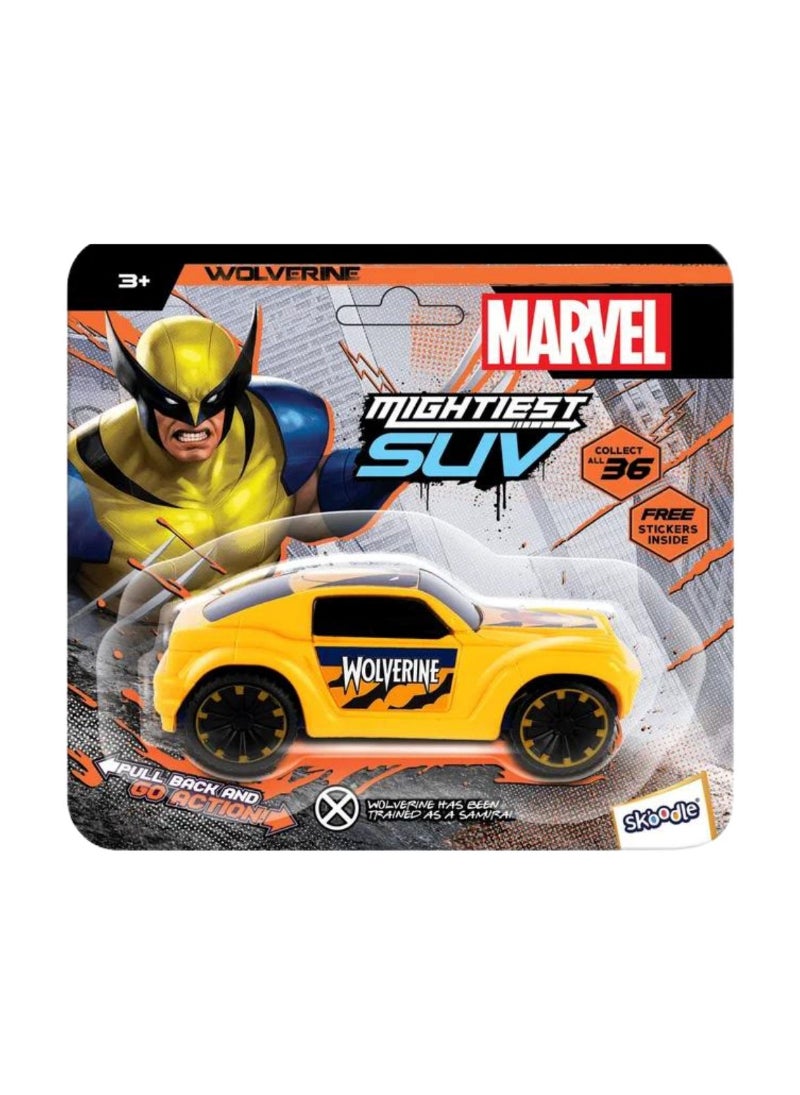 Marvel Pullback Mightiest SUV Car Wolverine