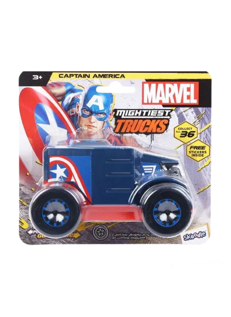 Marvel Pullback Mightiest Truck Captain America