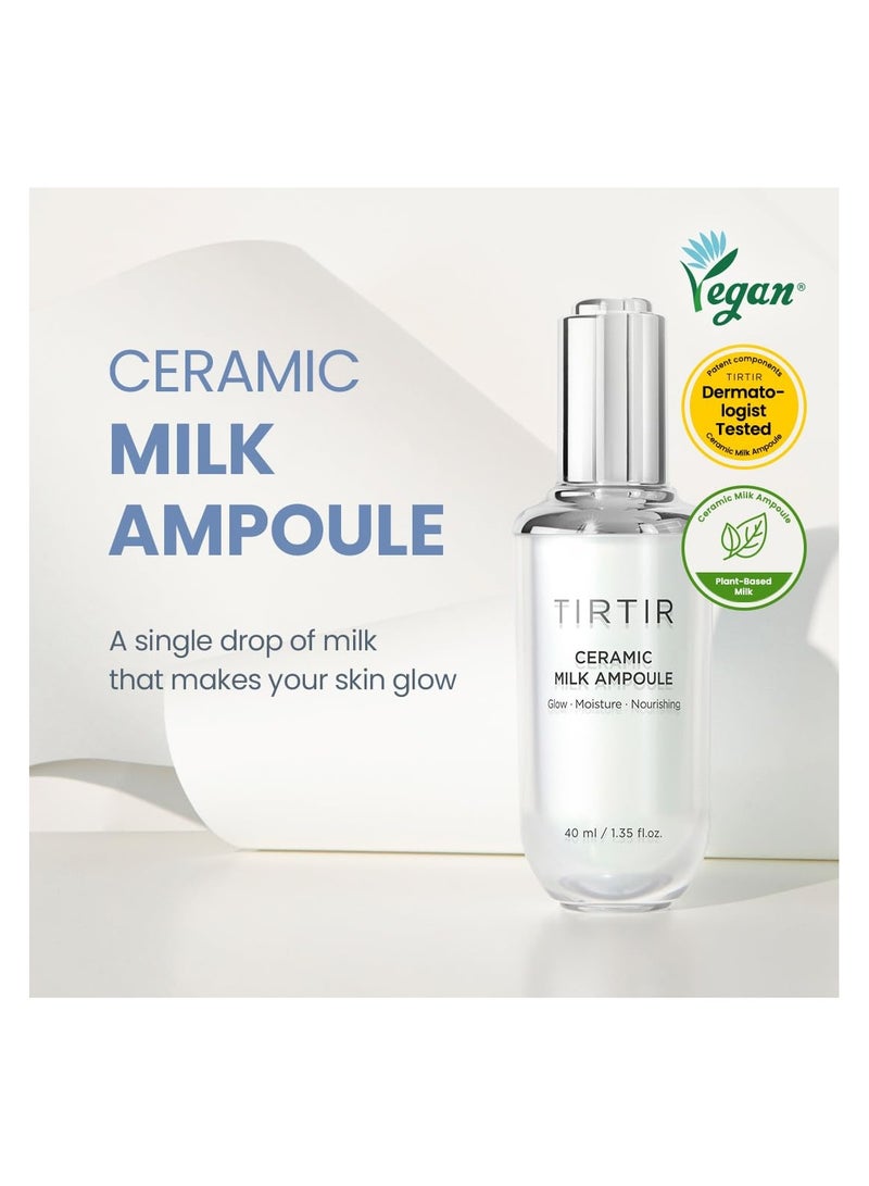 TIRTIR Ceramic Milk Ampoule (1.35 Fl Oz) 40ml