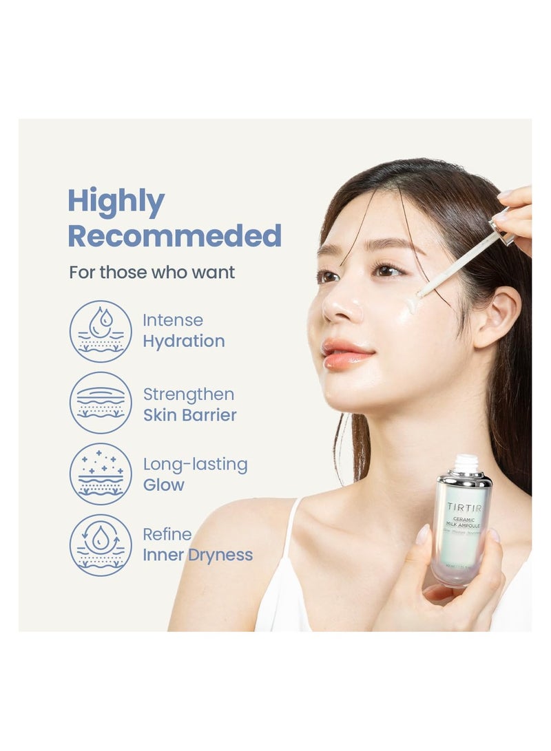 TIRTIR Ceramic Milk Ampoule (1.35 Fl Oz) 40ml